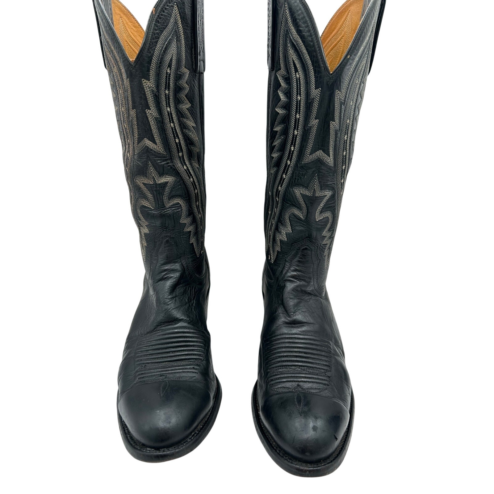 Lucchese 2000 Western Boots Leather Round Toe Sz9.5 — image 4 of 8